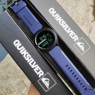 Quiksilver นาฬิกาข้อมือดิจิทัล LED กันน้ํา สําหรับผู้ชาย