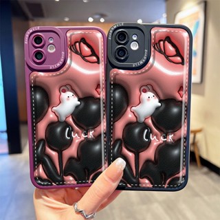 เคสโทรศัพท์มือถือ TPU นิ่ม ลายการ์ตูนกระต่ายน่ารัก สําหรับ Realme C53 C55 C30S C33 5 5s 5i 6i 8 9 9i 10 C2 C35 C15 C21Y C25Y C20 C11 2021 Narzo 50 50A 50i Prime Pro Plus 4G 5G | Q033