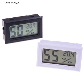 [letsmove] เครื่องวัดอุณหภูมิความชื้น หน้าจอดิจิตอล lcd ขนาดเล็ก