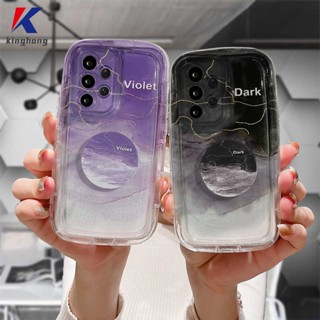 Pop socket Cas Samsung A12 A22 A32 A14 A13 A52 A03 A04 A04S A23 A03S A50 A02S A20 A50S Purple lens protection Phone Case Cover