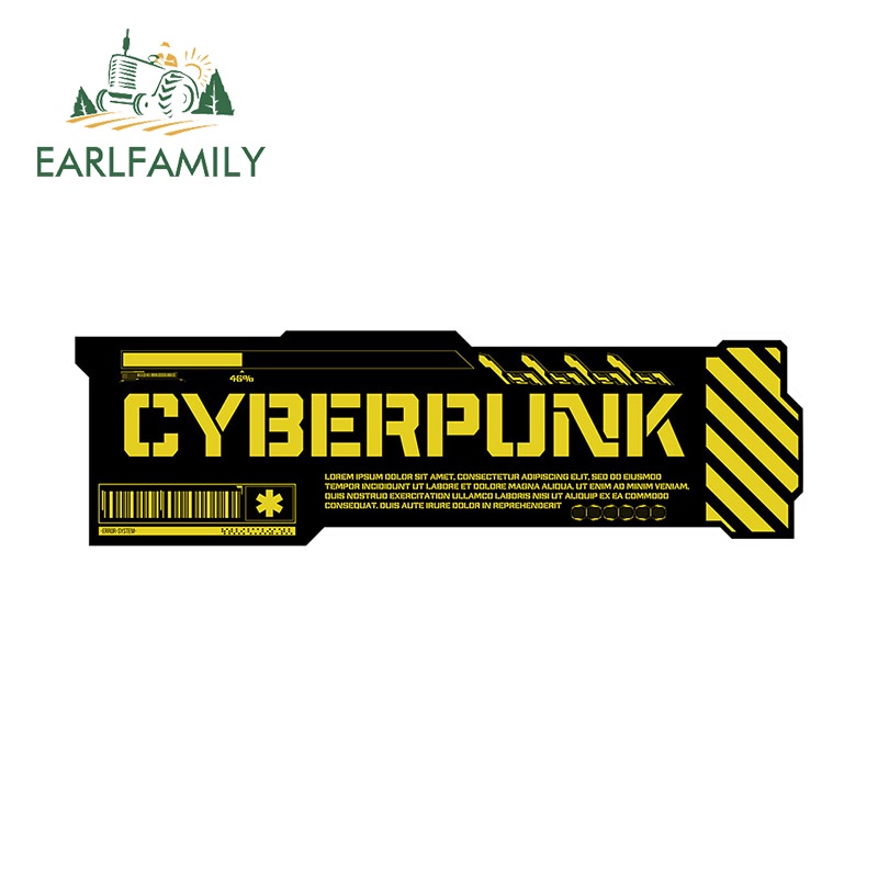 Earlfamily สติกเกอร์ ลายการ์ตูนอนิเมะ Cyberpunk Tickets JDM กันน้ํา กันรอยขีดข่วน สําหรับติดตกแต่งแล็ปท็อป รถยนต์ รถจักรยานยนต์ 13 ซม. - รูปที่ 3