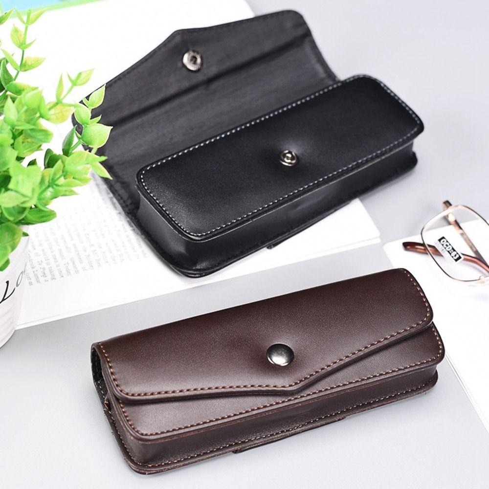 Zenithsync Waistpack กล่องแว่นตาแบบพกพาผู้ชาย PU หนังพ่อของขวัญ Presbyopic แว่นตาอ่านหนังสือแว่นตากล่องเก็บแว่นตากระเป๋าแว่นตากรณี ราคา ถูกที่สุด ดีลบีเคเค แกลเลอรีภาพที่ 9