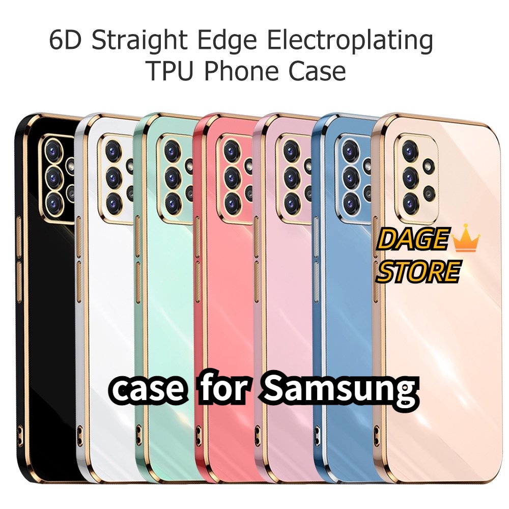 เคสโทรศัพท์มือถือ ทรงสี่เหลี่ยม สําหรับ Samsung Galaxy A03 A12 A13 A23 A32 A50 A51 A52 A53 A70 A71 A72 A73 S22 Ultra S21 FE S20FE S10 Plus