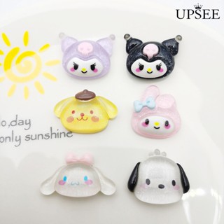 Upsee❀เครื่องประดับตกแต่งเล็บ ลายการ์ตูนอนิเมะน่ารัก 3D ทนทาน 10 ชิ้น