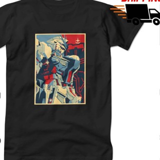 [STOCK SEDIA]100% COTTON GUNDAM POSTER StreetWear Graphic Design Tees_03