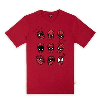 เสื้อยืดแขนสั้น#ถูกสุด Marvel Mens  Spider-Man family -T Shirt เสื้อผู้ชายสไปรเดอร์แมนครอบครัว สินค้าลิขสิทธ์แท้100% ch