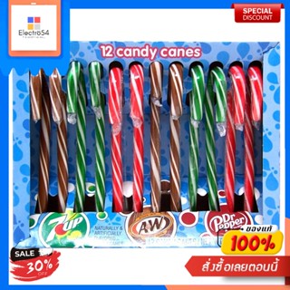 (Christmas)7Up,A&amp;W,Dr.pepper Canes Spangler 150 G.