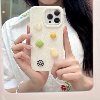 เคสโทรศัพท์มือถือนิ่ม กันตก ย่อยสลายได้ ลายอัญมณี สําหรับ IPhone 14 13 12 11 Promax XF83