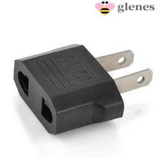 Glenes Ac Power อะแดปเตอร์แจ็คแปลงสายชาร์จ Eu To Us American Usa 2 Pin หลายสีสันสําหรับเดินทาง