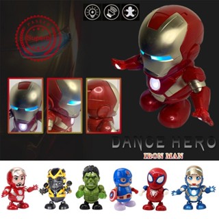 ของเล่นหุ่นยนต์เต้นรําซูเปอร์ฮีโร่ Avangers Iron Man Ironman C5N3