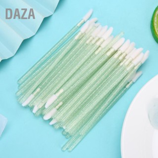 DAZA 100pcs แปรงทาปากแบบใช้แล้วทิ้งทำความสะอาดขนตาแปรงปัดขนตามูสแปรงแต่งหน้า เครื่องมือ