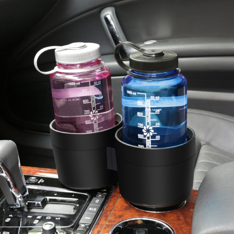 อะแดปเตอร์ขยายที่วางแก้วน้ํา ขนาดใหญ่ พร้อมฐานปรับได้ สําหรับรถยนต์ - รูปที่ 2