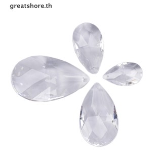 Greatshore โคมไฟระย้าคริสตัลใส หลายเหลี่ยม สําหรับแขวนตกแต่ง TH