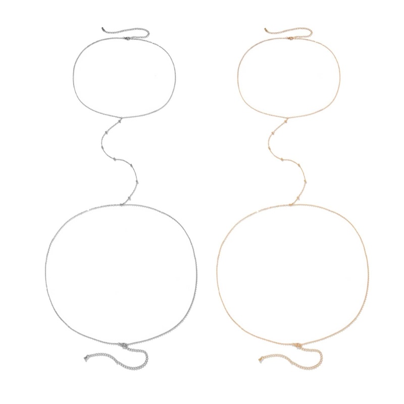 Zzz Belly Chain Body Chest Chain เครื่องประดับเครื่องประดับปาร์ตี้บิกินี่ Belly เอว Chain