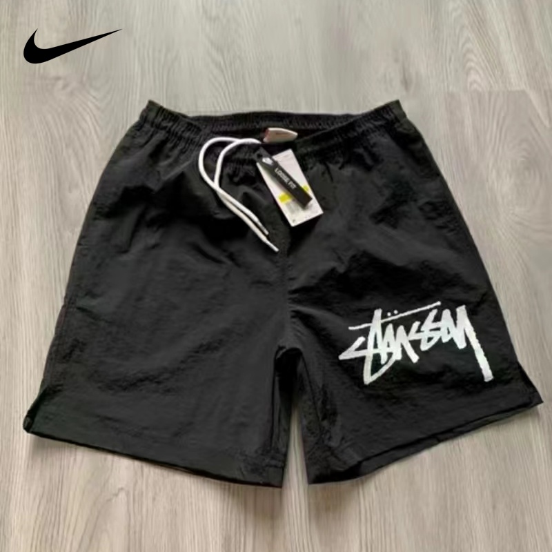 Nike X Stussy กางเกงขาสั้นลําลอง แห้งเร็ว 100% กันน้ํา เหมาะกับการเล่นเซิร์ฟบอร์ด บาสเก็ตบอล เดินชายหาด สําหรับผู้ชาย และผู้หญิง