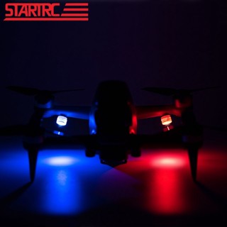 Startrc ไฟสัญญาณเตือนกลางคืน LED 3 ดวง สีแดง สีฟ้า สําหรับ DJI Mini 2 Mavic Mini DJI FPV Mini SE