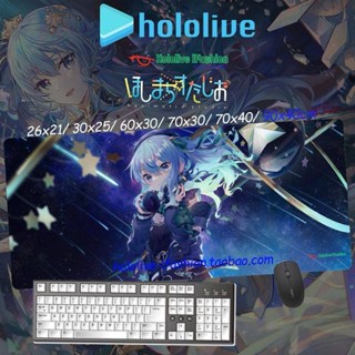 Hololive Youtuber Hoshimati Suisei 0th Generation แผ่นรองเมาส์ คีย์บอร์ด ขนาดใหญ่ หนา ลายนักร้องญี่ปุ่น