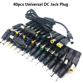 Universal 5.5x2.1 มม.DC หญิงชาย AC Power Plug Supply อะแดปเตอร์เคล็ดลับชุดสําหรับ Thinkpad แล็ปท็อปแจ็คชุด DC cabl
