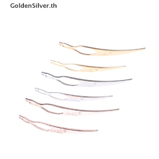 Goldensilver อุปกรณ์ถักโครเชต์ รูปเดรดล็อก สีเงิน 5 ชิ้น