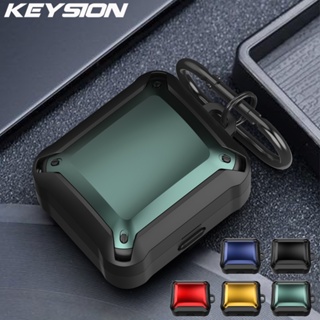 Keysion เคสหูฟังบลูทูธ ซิลิโคน PC พร้อมตะขอโลหะ กันกระแทก สําหรับ Sony LinkBuds