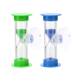 2pcs 3minute Safety Games Attractive With Suction Cup Easy To Operate Kids Toothbrush Learning Tool Sand Timer