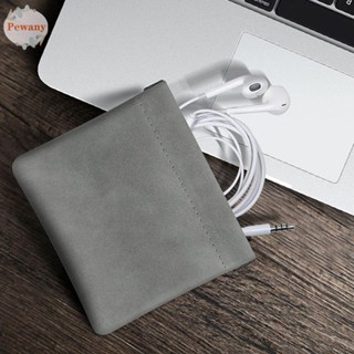 PEWANY Portable USB Data Cable Organizer Soft Memory Card Pouch Earphones Storage Bag Protective Sleeve Key Bag Coin Purse Anti-Dust Credit Card Holder Case Shockproof Earbuds Storage Bag/Multicolor