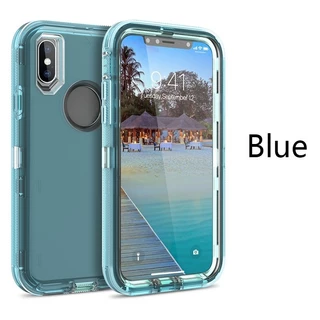 เคสโทรศัพท์มือถือ ป้องกันกระแทก 360 องศา สําหรับ Iphone 6 6s 7 8 Plus X Xs Max Xr