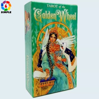 Tarot of the Golden Wheel Cards Deck Edition Inspired Fairy Oracle Board Games