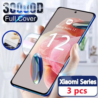 ฟิล์มไฮโดรเจลนิ่ม กันรอยหน้าจอ ขอบโค้ง สําหรับ Redmi Note 12 Pro Plus 4G 5G 2023