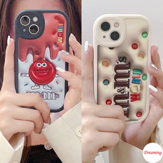 เคสโทรศัพท์มือถือนิ่ม ทรงวงรี ลายช็อกโกแลตน่ารัก สําหรับ Samsung Galaxy S23 S22 S21 S20 Plus Ultra FE A11 M11 A12 M12 M23 M31 M32 4G 5G