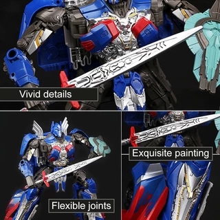 หุ่นยนต์แปลงร่างของเล่น Optimus Prime รถโลหะผสมภาพยนตร์อะนิเมะแอ็คชั่นรูปเด็กรถเสียรูปรุ่นของเล่นเด็กของขวัญเด็ก