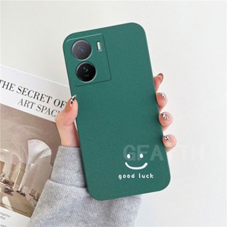 พร้อมส่ง ใหม่ เคสโทรศัพท์มือถือ ซิลิโคนนิ่ม TPU ผิวด้าน กันรอยเลนส์กล้อง ลายโชคดี แฟชั่น สําหรับ VIVO iQOO Z7 iQOO Z7x 5G 2023 iQOOZ7 iQOOZ7x