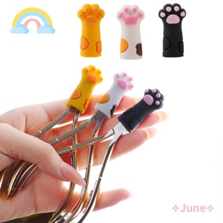 June เคสกรรไกรซิลิโคน เพื่อสุขภาพ สําหรับตัดเล็บมือ เล็บเท้า