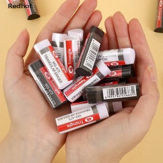 &lt;Redhot&gt; ยางลบ ทรงสามเหลี่ยม แบบนิ่ม 4B สีดํา และสีขาว สําหรับนักเรียน สอบ