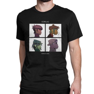 เสื้อยืดลําลอง แขนสั้น คอกลม พิมพ์ลายกราฟิก Gorillaz Demon Days สําหรับเด็กผู้ชาย