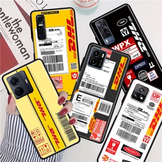 เคสโทรศัพท์มือถือซิลิโคน TPU กันกระแทก ลายโลโก้ DHL สําหรับ Vivo S9 S12 V23 S12 S15 V20 V21 V23E 4G 5G V23 PRO