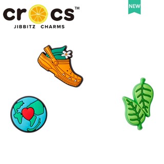 Jibbitz crocs charms Earth ตัวล็อกรองเท้า ลายการ์ตูน เป็นมิตรกับสิ่งแวดล้อม อุปกรณ์เสริมแฟชั่น DIY