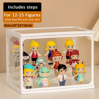 Toy Figure Home Gift Durable Large Capacity Easy Clean Display Box