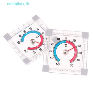 Remitglory เครื่องวัดอุณหภูมิร้อน ทรงสี่เหลี่ยม สําหรับติดผนัง สวน บ้าน