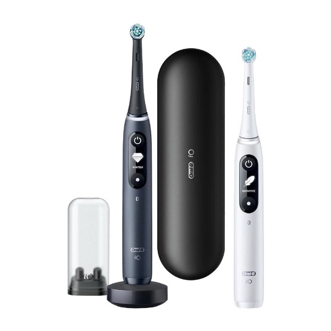 Oral-b Io7 แปรงสีฟันไฟฟ้า 3d หัวแปรง 5 โหมด มองเห็นได้ แบบเปลี่ยน