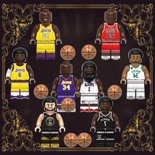 บล็อคตัวต่อ รูปบาสเก็ตบอล James Harden Durant DIY ของเล่นเสริมการเรียนรู้ สําหรับเด็ก