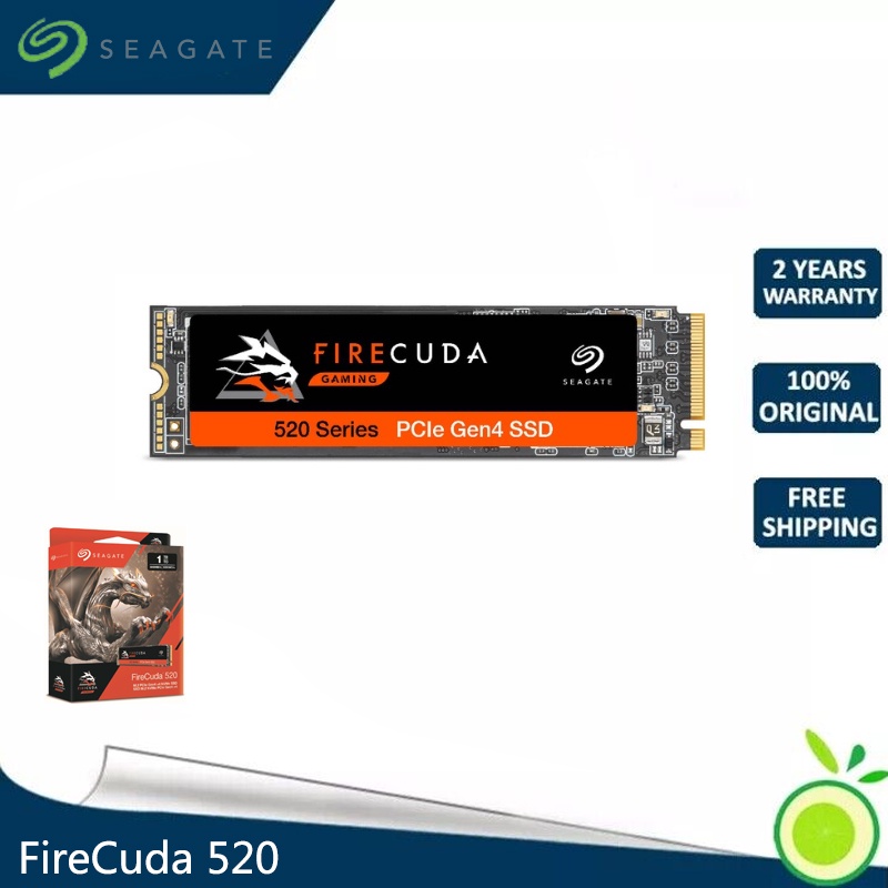 Seagate FireCuda 520 ไดรฟ์โซลิดสเตทภายใน SSD 1TB NVMe M.2 2280 Xbox
