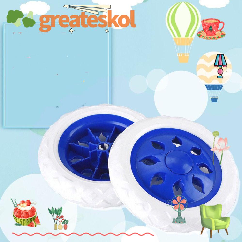 Greateskol อะไหล่ล้อรถเข็น กระเป๋าเดินทาง เส้นผ่าศูนย์กลาง 6.5 นิ้ว สีดํา 2 ชิ้น