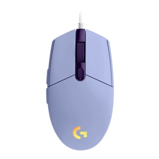 Logitech G203 PURPLE LIGHTSYNC RGB Gaming Mouse เม้าส์สำหรับเล่นเกม