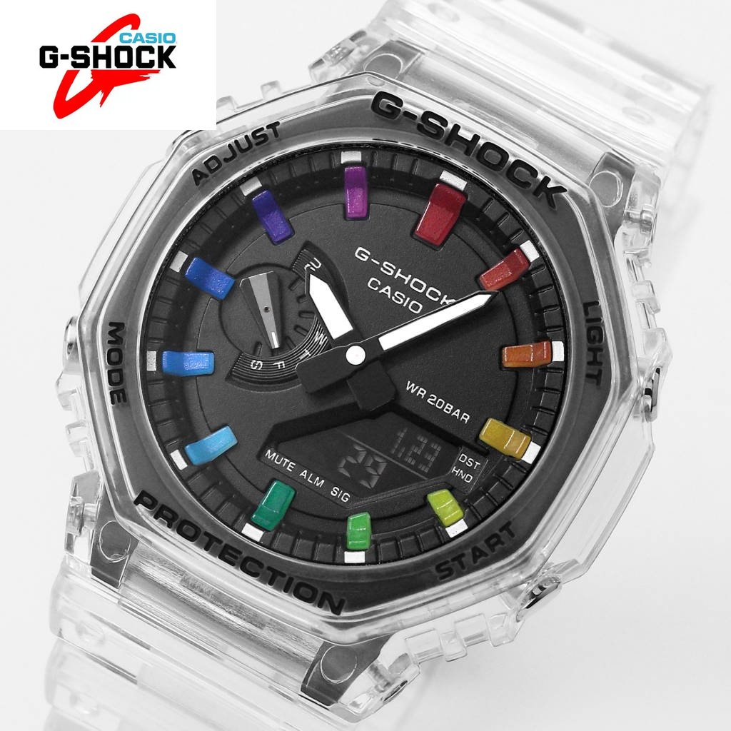 G-shock GA-2100 นาฬิกาผู้ชาย GA2100 Sport นาฬิกาดิจิตอลกันน้ํา unisex ผู้ใหญ่กีฬานาฬิกา z795