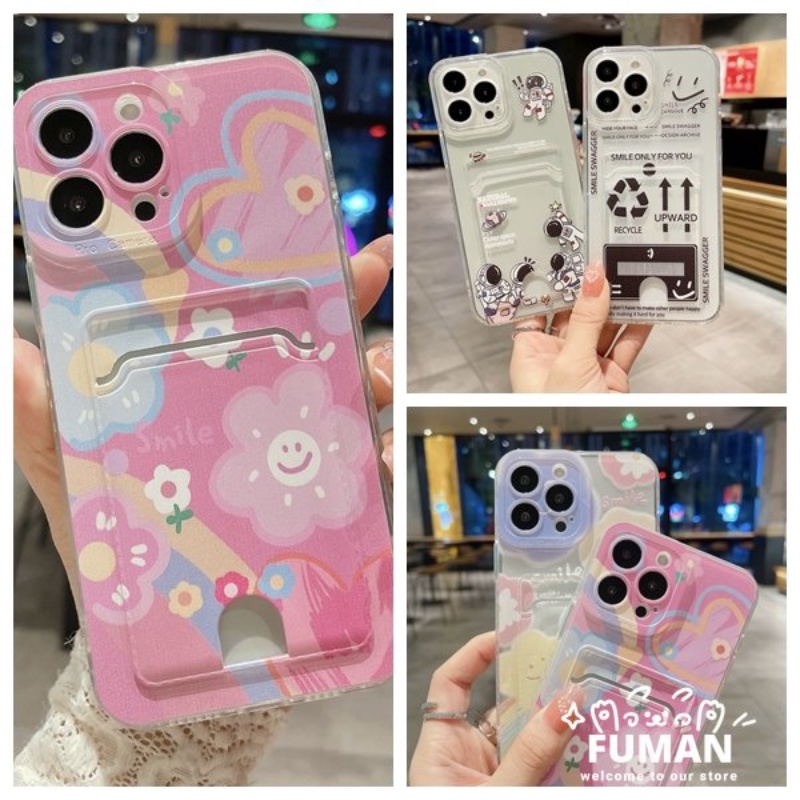 เคสโทรศัพท์มือถือแบบนิ่ม ลายการ์ตูนนักบินอวกาศ พร้อมช่องใส่บัตร สําหรับ Reno 10 Pro Plus OPPO A1 A98 A78 A58 4G 5G A77S A77 A57 A57E 4G 2022