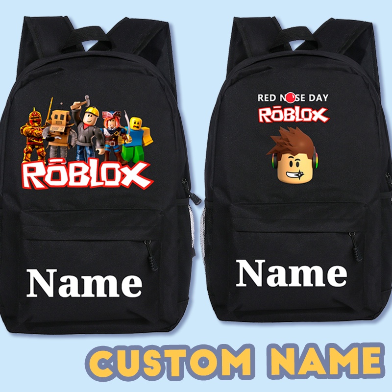 กระเป๋าเป้สะพายหลัง กระเป๋านักเรียน พิมพ์ลายการ์ตูน Roblox จุของได้เยอะ เลือกชื่อได้ เหมาะกับให้เป็นของขวัญได้ สําหรับเด็กนักเรียนผู้ชาย และเด็กผู้หญิง