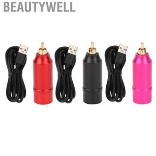 Beautywell Mini  Rotary Tattoo Pen  Pack Power Supply RCA Tattoo Machine NEW