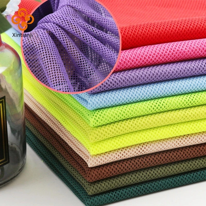 155x45 ซม. 2x2 ผ้าตาข่ายยืดต่ําสําหรับเย็บมุ้งผ้าม่านเสื้อยืดกีฬาถักซับผ้าอุปกรณ์เสริม