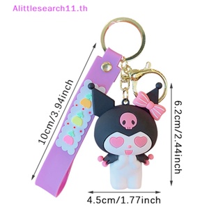 Alittlesearch11 พวงกุญแจ จี้การ์ตูน Sanrio Kuromi น่ารัก สร้างสรรค์ สําหรับห้อยกระเป๋าเป้สะพายหลัง รถยนต์ 2023